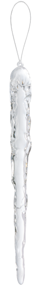 Winter Frost Icicle Acrylic Ornament