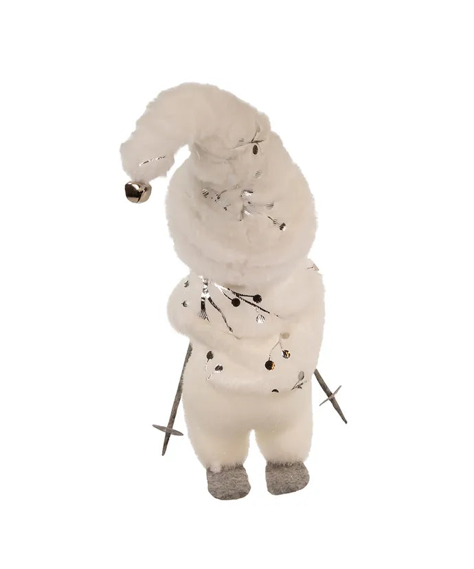 Skiing Snowman Decor