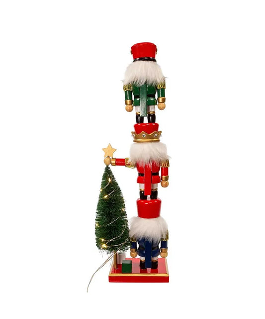 Nutcracker With Lit Tree