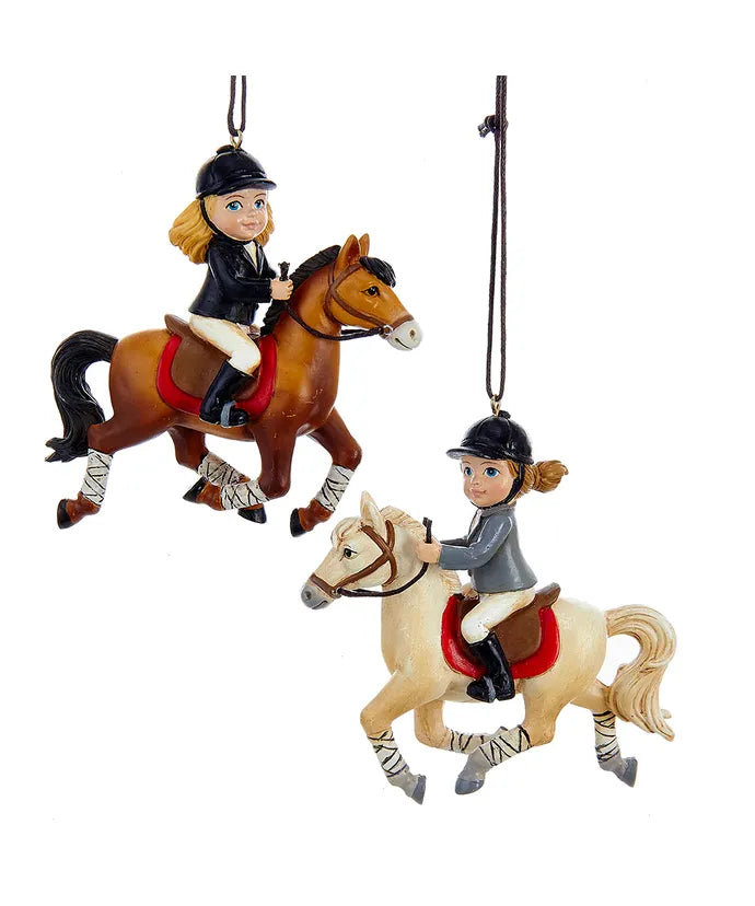 Horse Riding Ornament