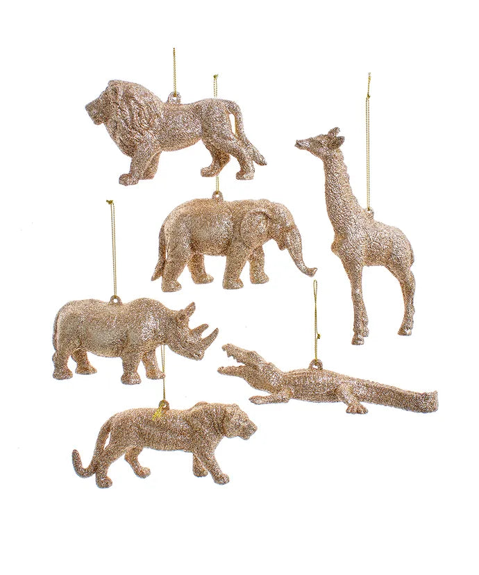 Glittered Animal Ornament