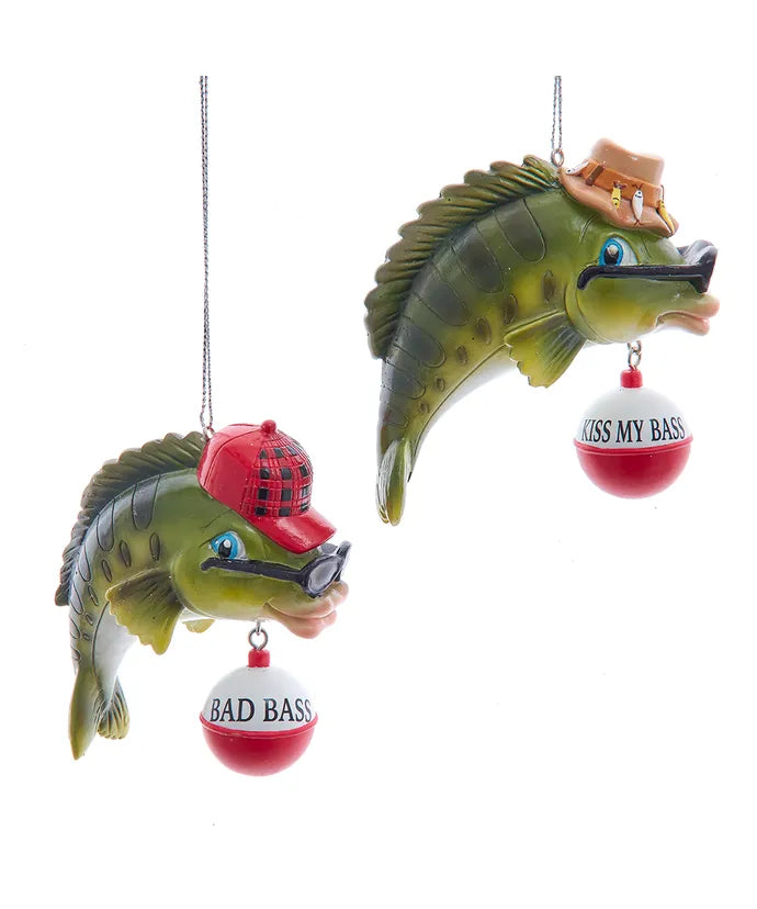 Bass Fish Ornament