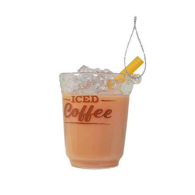 Iced Coffee w/ Liquid Glass Ornament