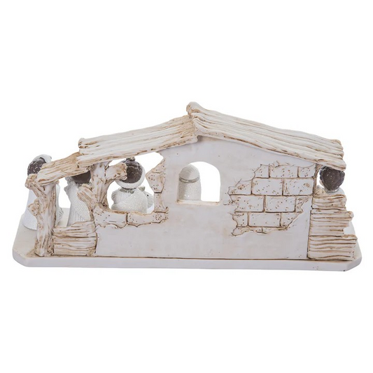 Silver Child Nativity Set of 12