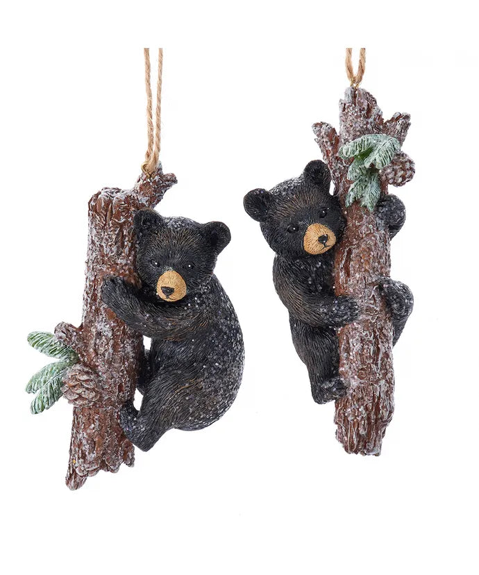 Bear Climbing Tree Ornament