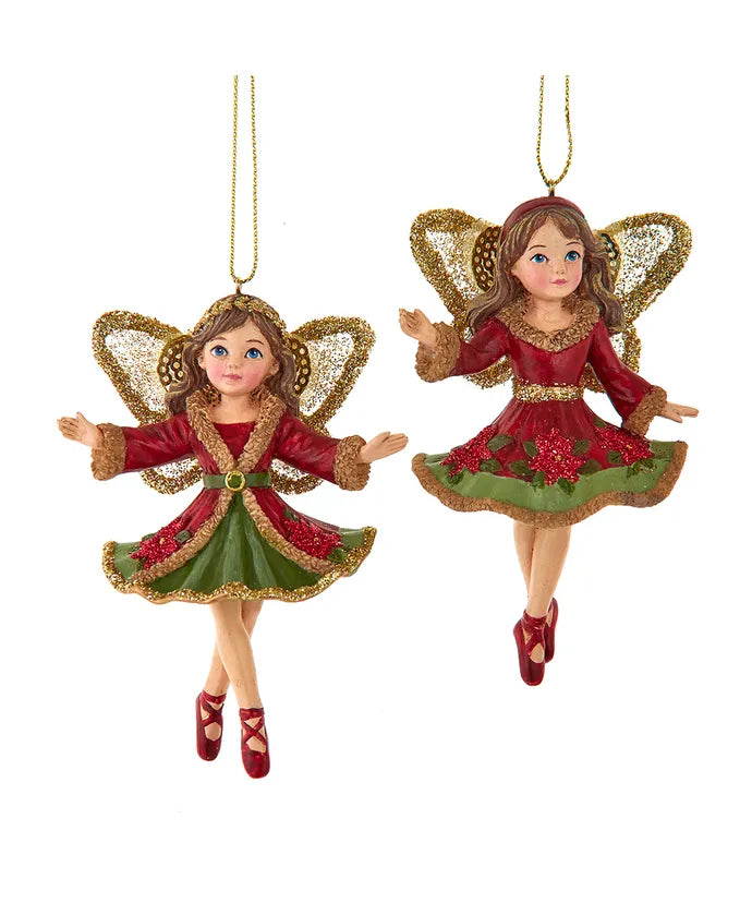 Elegant Fairy With Headpiece Ornament