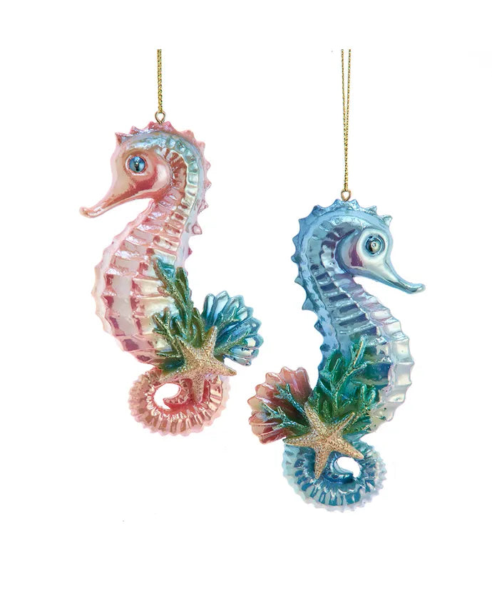 Seahorse Electroplate Ornament