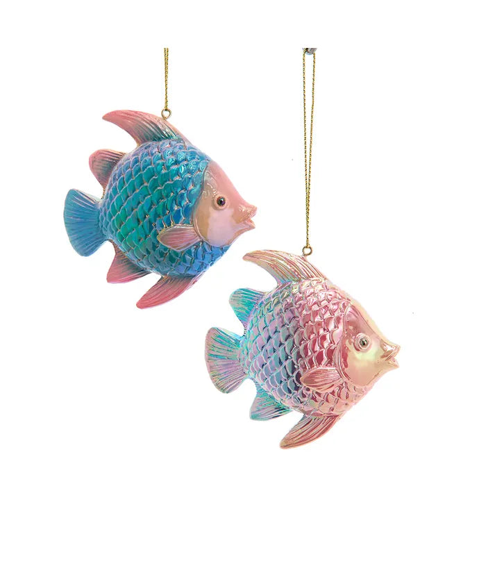 Tropical Fish Electroplate Ornament