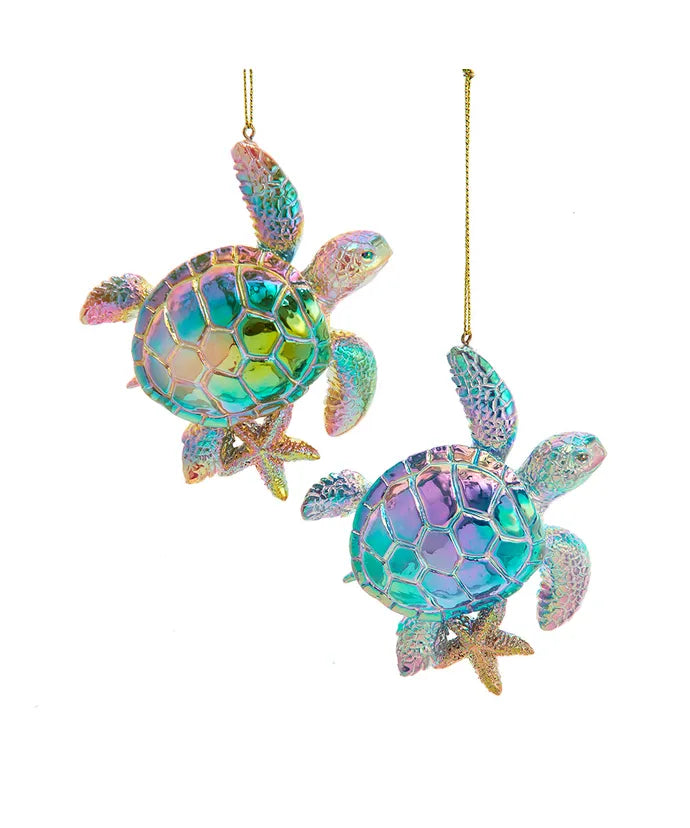 Turtle Electroplate Ornament