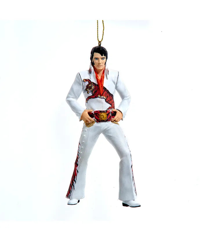 Tiger Jumpsuit Elvis Ornament