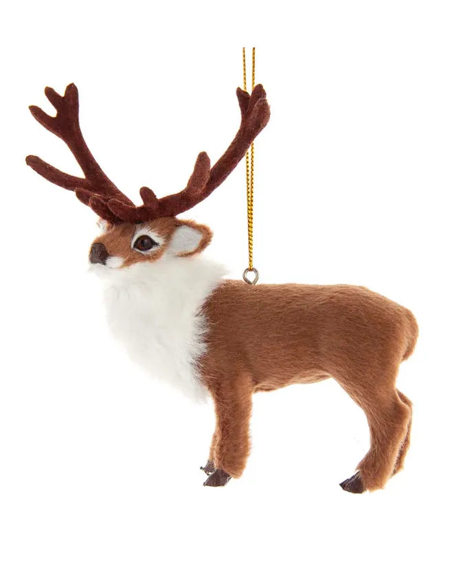 Reindeer Furry Ornament