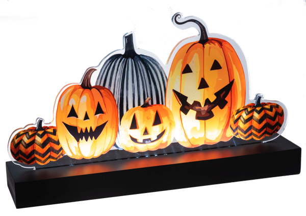 Jack-O-Lantern Lit Decor