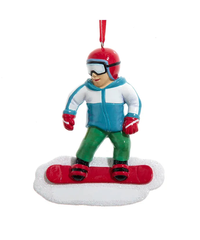 Snowboard Kid Ornament