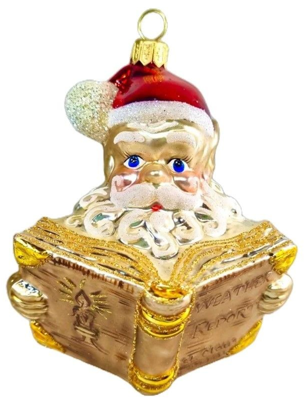 The List Glass Ornament