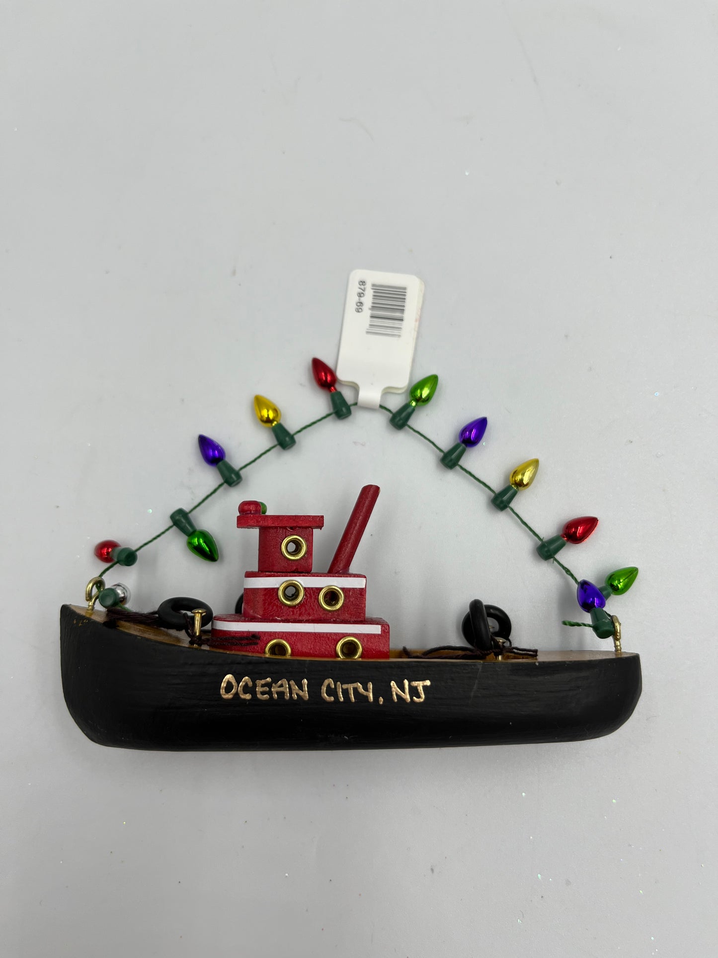 Tug Boat w/ Lights Ornament