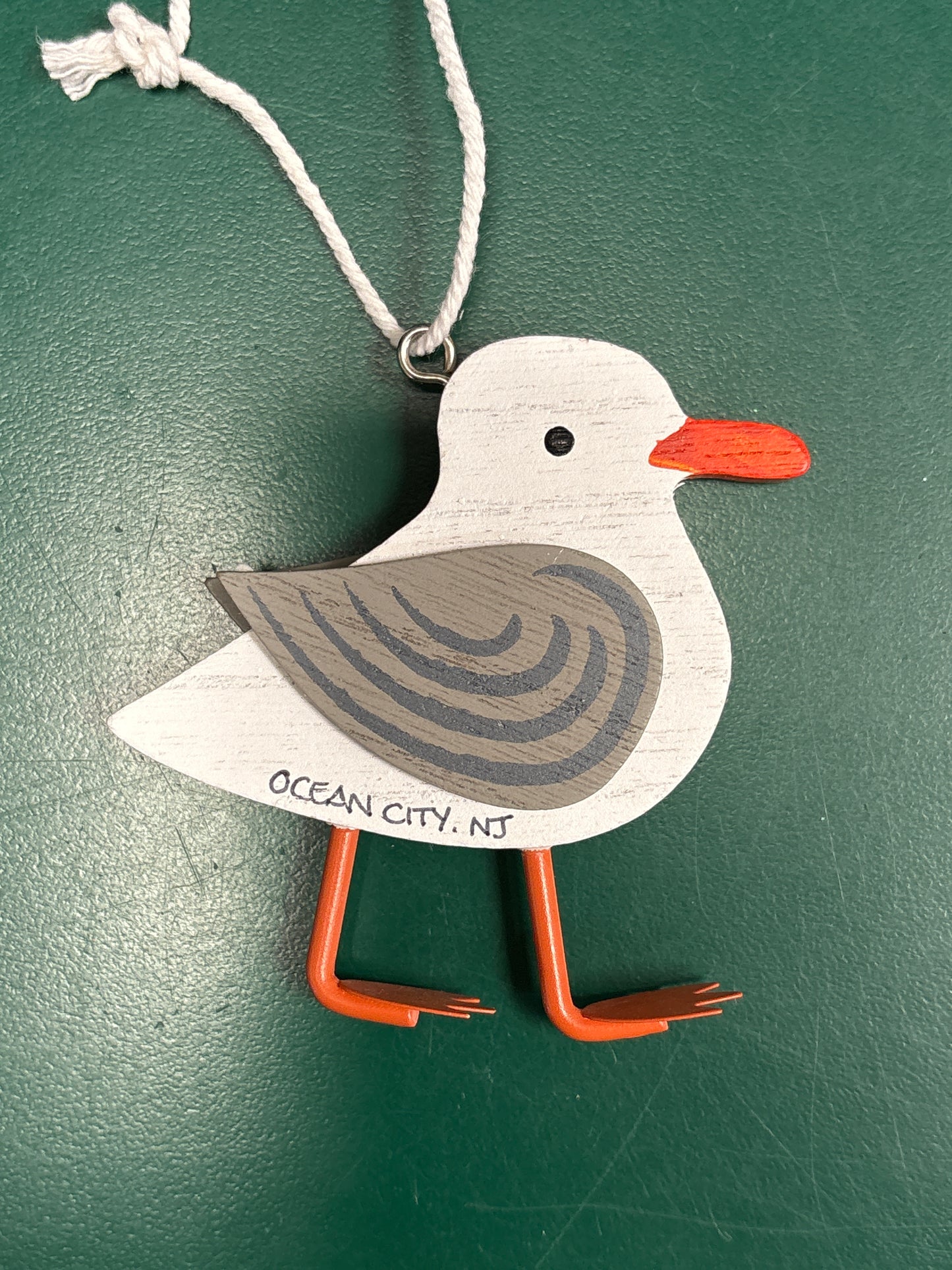 Seagull Wooden Ornament
