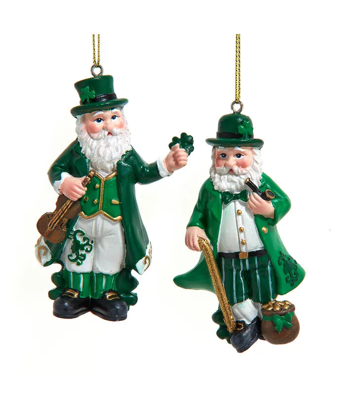 Irish Santa Ornament