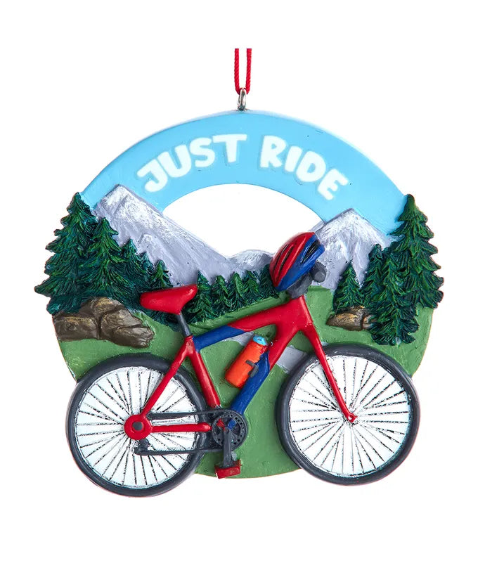 Biking Ornament