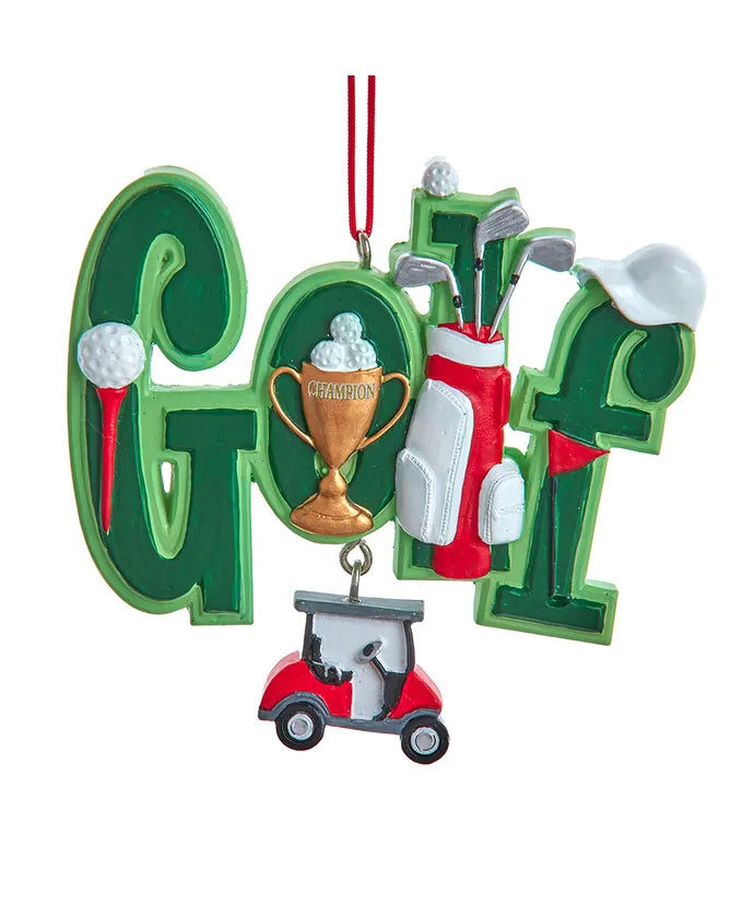 Golf Ornament