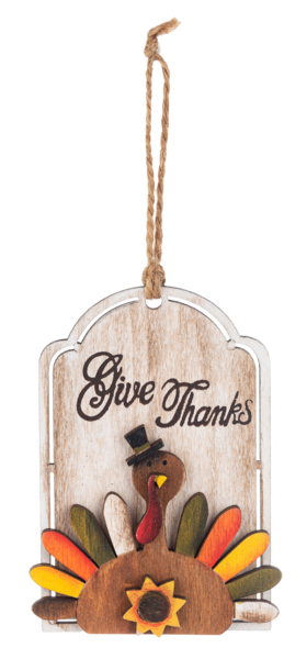Give Thanks Turkey Ornament