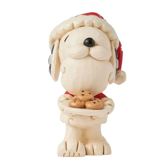 Santa Snoopy Mini Figurine