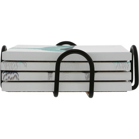 Beach Ceramic Coaster Set