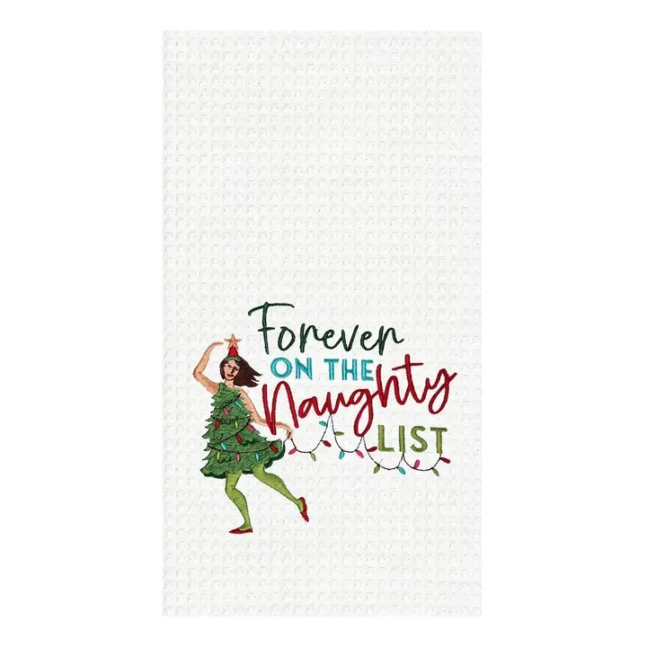 Forever Naughty List Towel