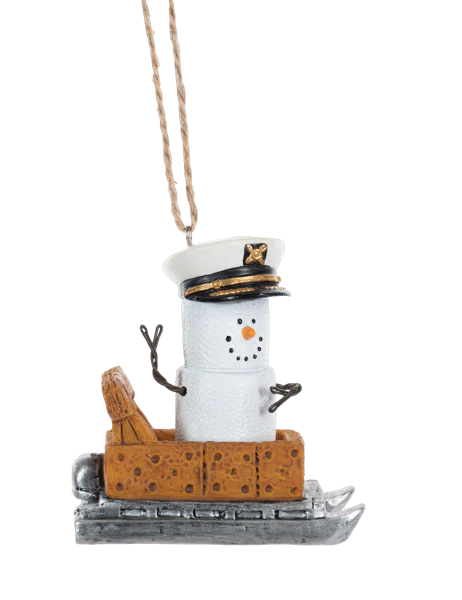 S'mores Boat Water Sport Ornament