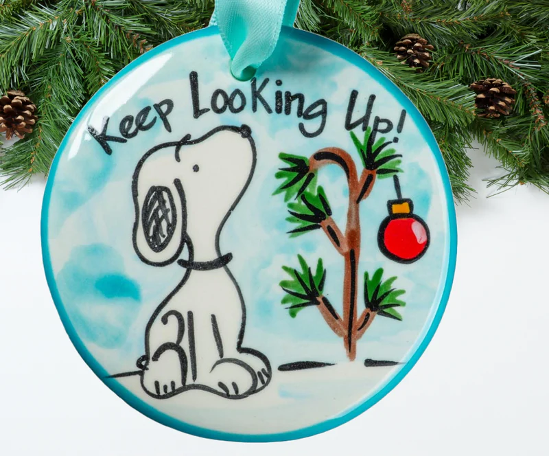 Keep Looking Up Snoopy Ornament