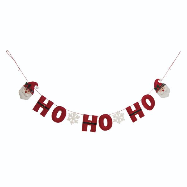Ho Ho Ho Felt Banner