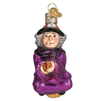 Witch On Broomstick Ornament