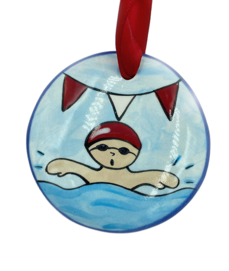 Swimming Ornament