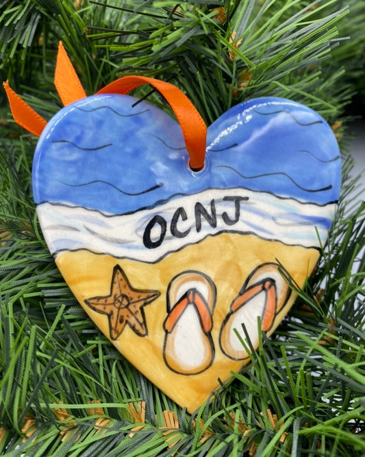 OC Flip Flop Starfish Heart