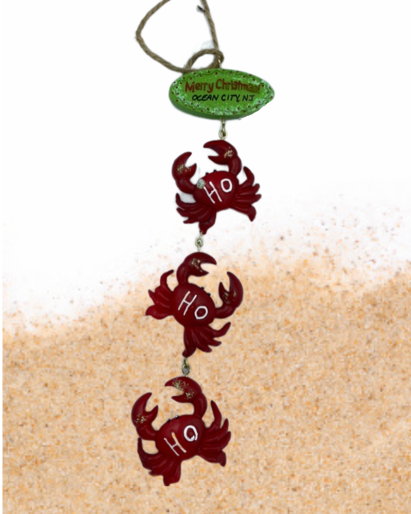 3 Crabs Ornament