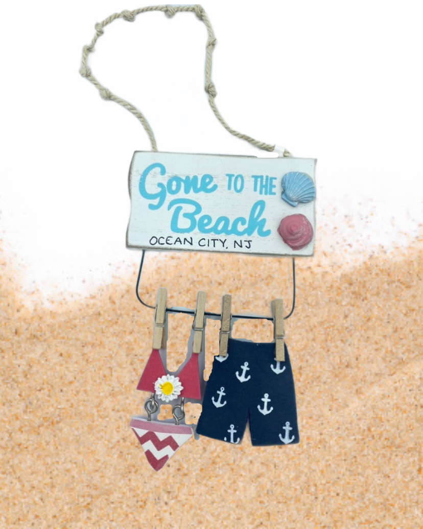 Bathing Suits On Line Ornament