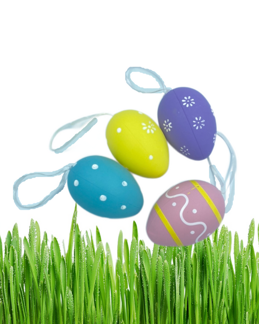 Plastic Eggs/Bag 12pcs