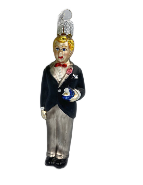 Groom - Blonde Ornament