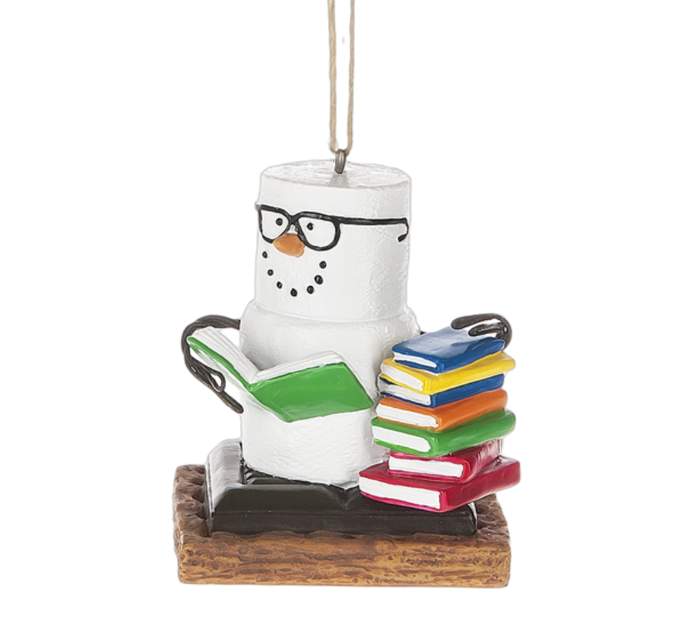 S'mores Book Club ornament