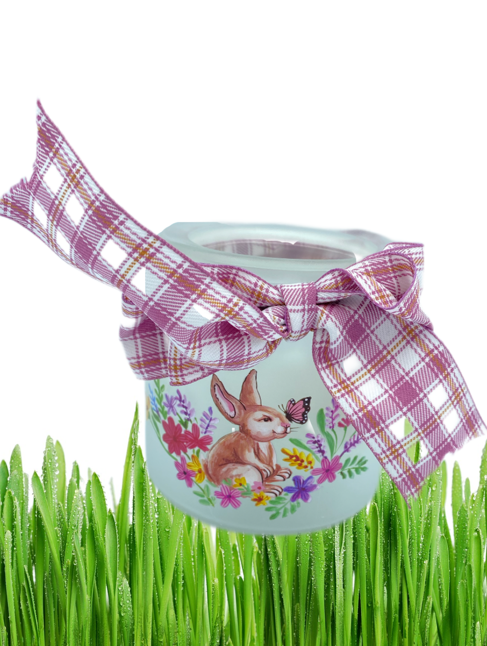 SM Bunny Flower LED Jar