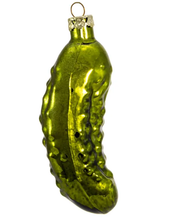 Glass Pickle Ornament