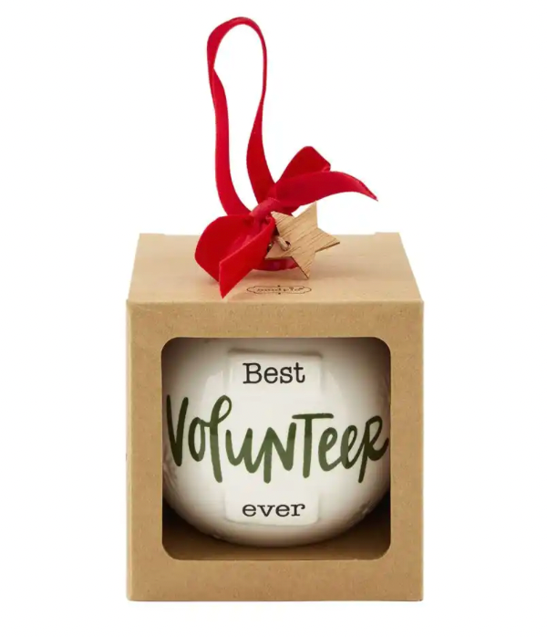 Best Volunteer Round ornament