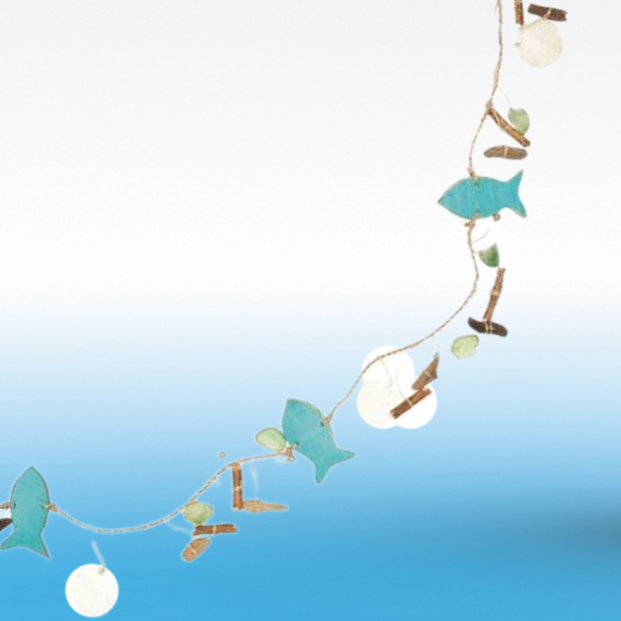 Bayside Sea Glass Garland