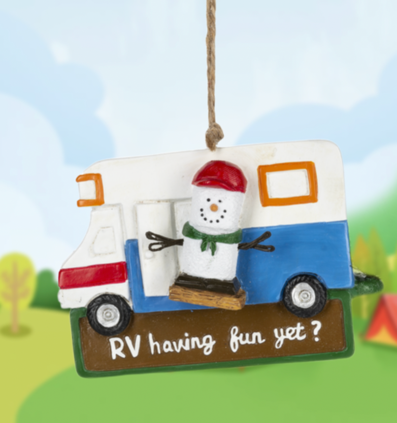 S’mores RV Having Fun Yet ornament