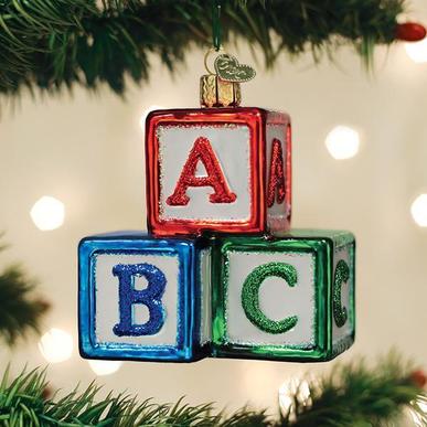 ABC Blocks Ornament