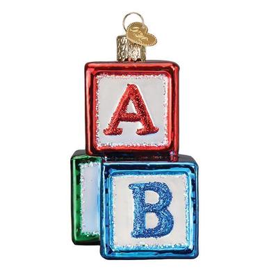 ABC Blocks Ornament