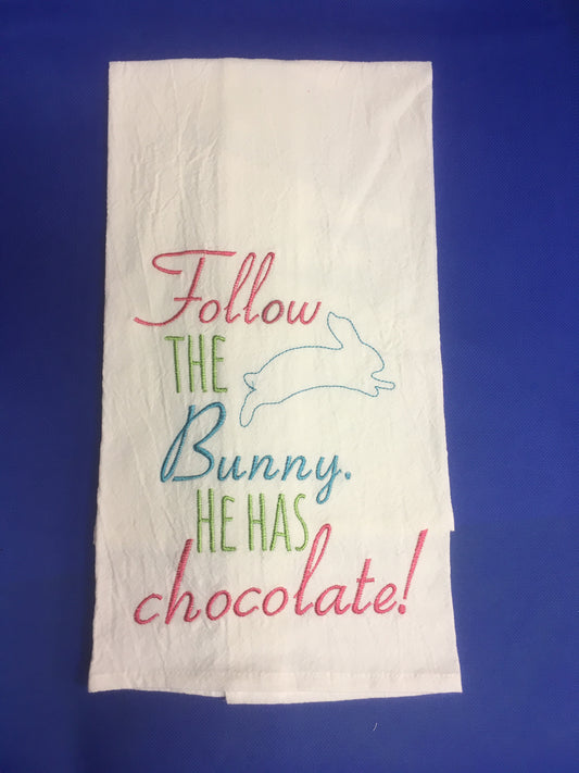 Follow the Bunny Towel