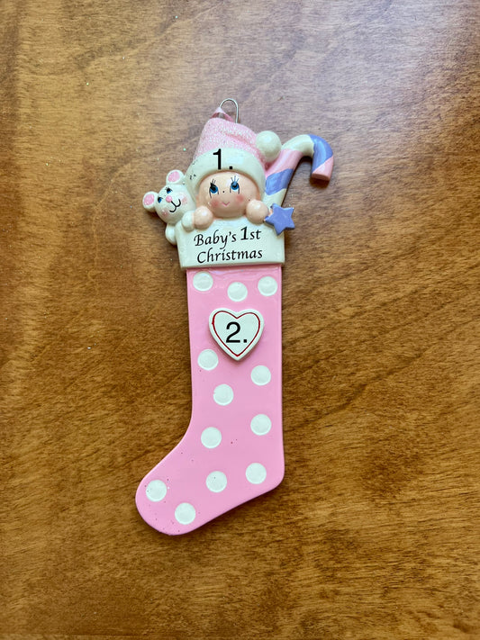 Baby Long Stocking Pink