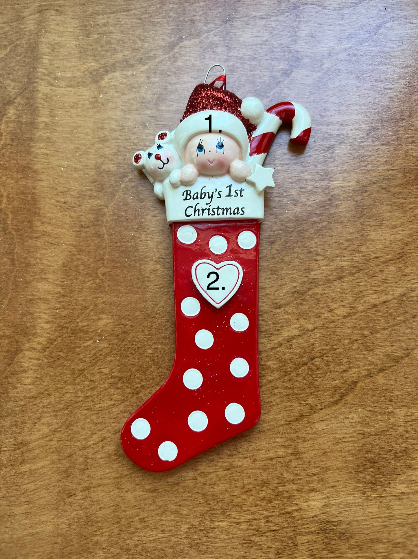 Baby Long Stocking Red