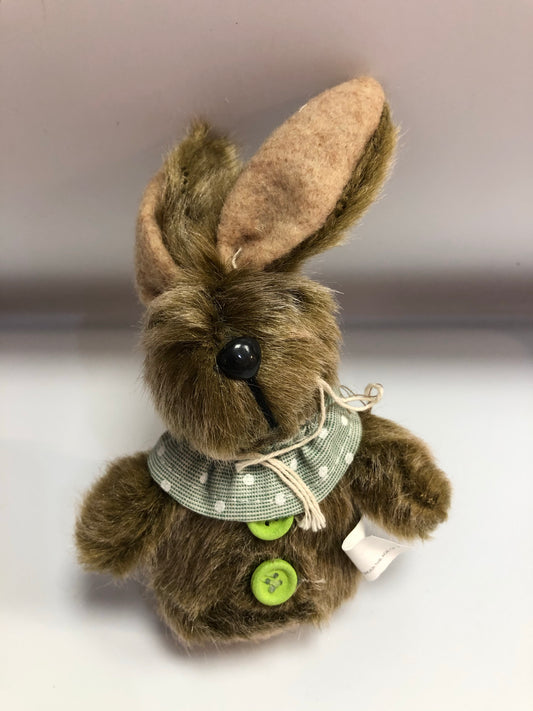 Plush Brown Bunny Ornament