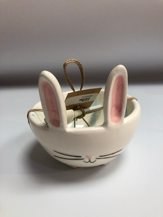 Blue Bunny Candy Bowl Set